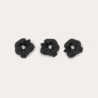Scrunchies i mullbärssilke